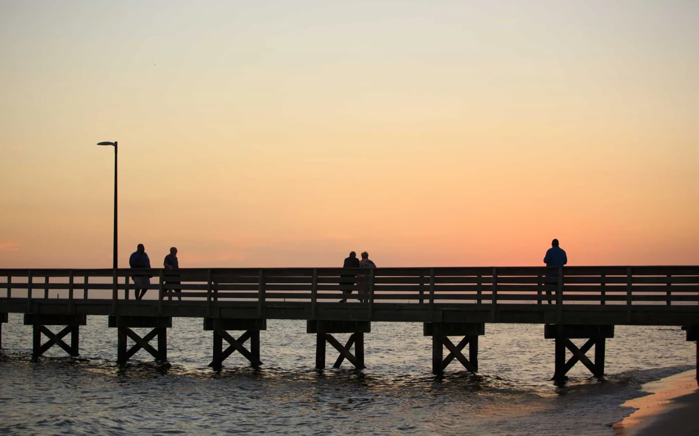 Sunset on a Pier
